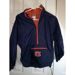 Heisman Reebok‎ Auburn Tigers Pullover Windbreaker Jacket Kids Medium